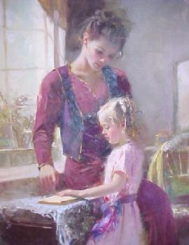 皮諾 丹尼爾 Pino Daeni painting